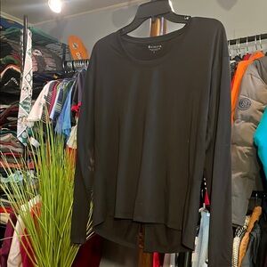 Athleta black Long Sleeve Blouse